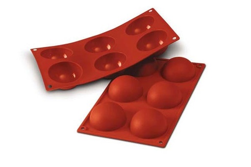 [20003000060] Molde silicona 6 semiesferas SILIKOMART