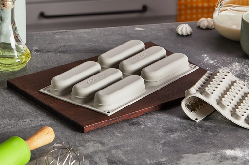 [25275130065] Molde silicona kit pop Éclair 6ud SILIKOMART