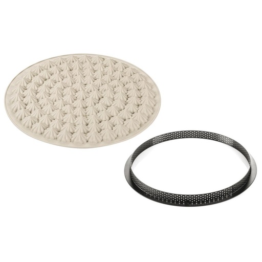 [23201130065] Molde silicona kit tarte meringué 25cm SILIKOMART