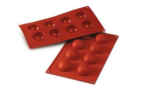[20004000065] Molde silicona 8 semiesferas SILIKOMART