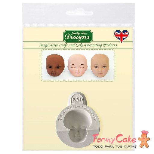 [CF0003] Molde silicona cabeza katy sue designs