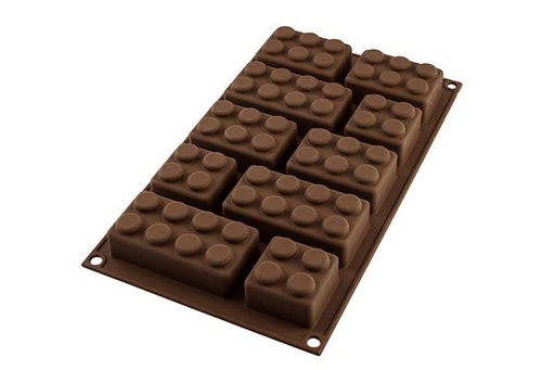 [choco block] Molde silicona choco block silikomart