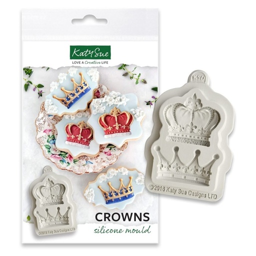 [CE0042] Molde silicona coronas Katy Sue Designs