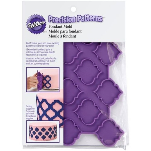 [409-7724] Molde silicona precision pattern celosía. Wilton