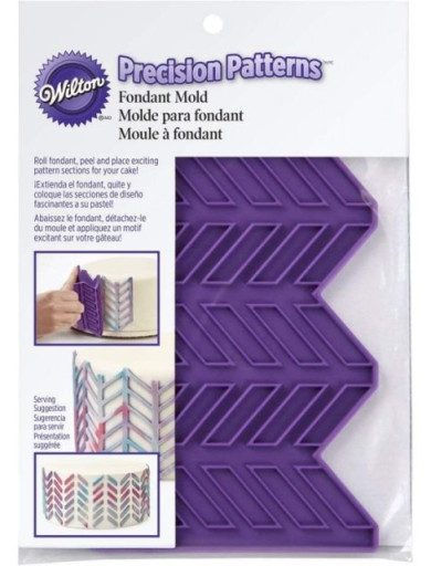 [409-7725] Molde silicona precision pattern espina pescado Wilton