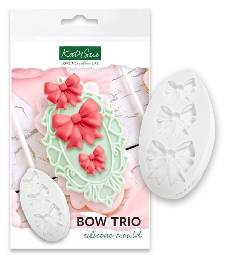 [CE5] Molde de silicona Trio Lazos de Katy Sue Designs