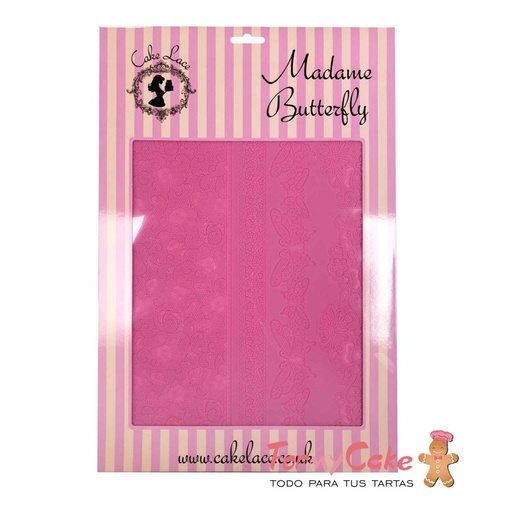 [CL14094] Tapete de encaje Madame Butterfly Grande Cake Lace