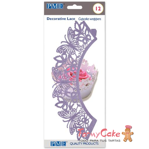[CW931] Wrappers 12ud mariposas PME