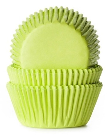 [HM1685] Cápsulas cupcakes verde lima 50ud. House Of Marie