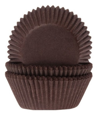 [HM0022] Cápsulas cupcakes marrón chocolate 50ud House Of Marie