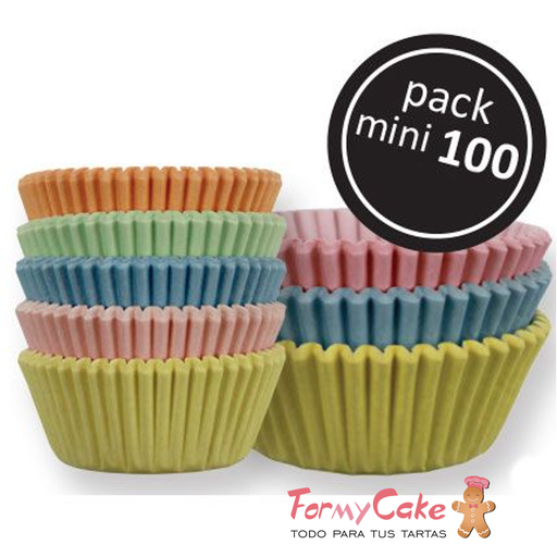 [BC721] Minicápsulas pastel 5 colores 100ud PME