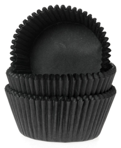 [HM0534] Minicápsulas cupcakes negras 60ud House Of Marie
