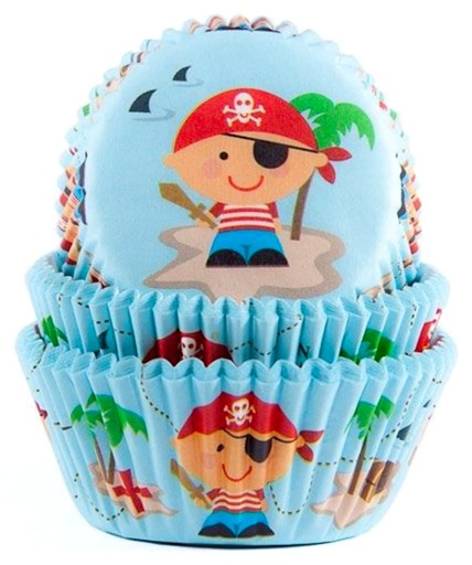 [HM1845] Cápsulas cupcakes pirata 50ud House Of Marie