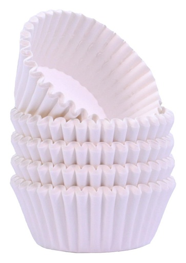 [BC713] Minicápsulas cupcakes blancas 100ud PME