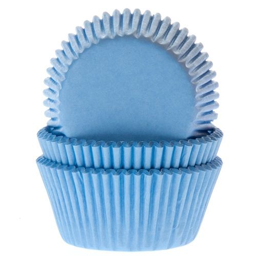 [HM1241] Cápsulas cupcakes azul cielo 50ud House Of Marie