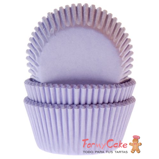 [HM1234] Cápsulas cupcakes lila 50ud house of MARIE
