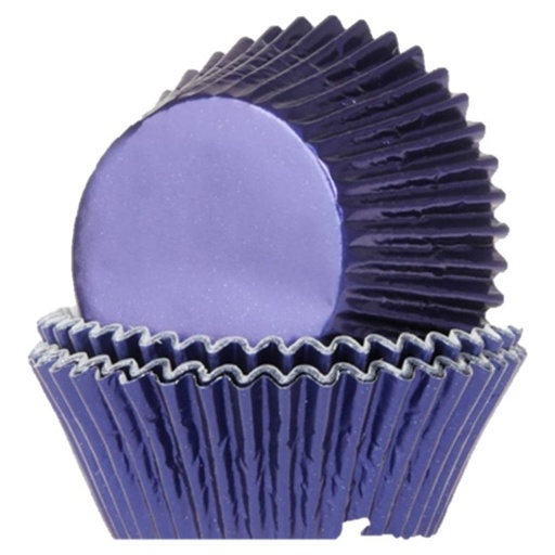 [HM4358] Cápsulas cupcakes azúl marino 24ud metalizadas House Of Marie