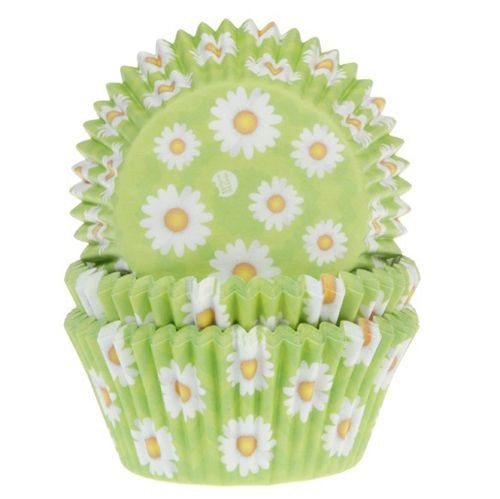 [HM5041] Cápsulas verdes con margaritas House Of Marie