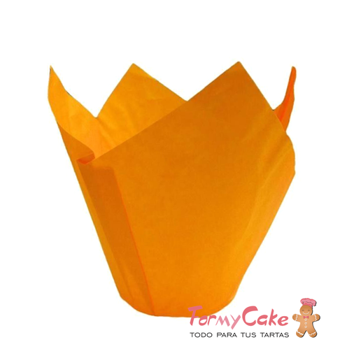 [swk0861] Capsulas para muffins naranja 24ud PASTKOLOR