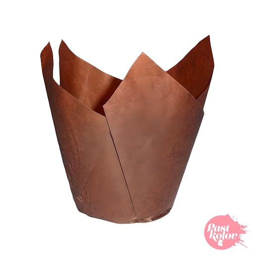 [swk0864] Capsulas para muffins marron 24ud PASTKOLOR