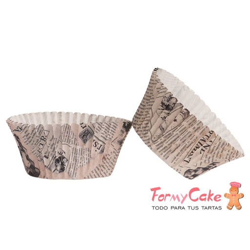 [339256] 25 cÁpsulas cupcake NEWSPAPER