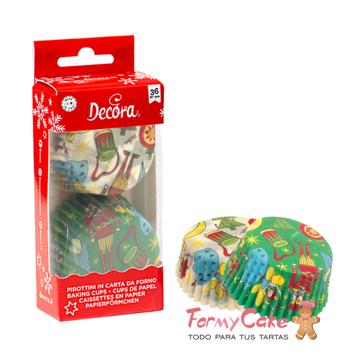 [0339873] Cápsulas cupcakes cascanuece 36uds DECORA