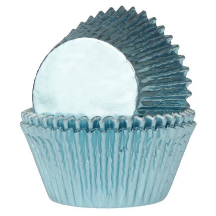 [HM5998] Minicápsulas azul bebe metalizadas 36ud House Of Marie