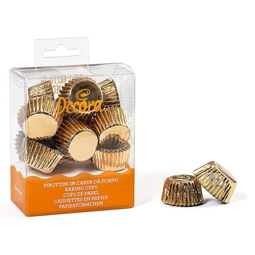 [0339792] Minicápsulas bon bon oro 180uds DECORA