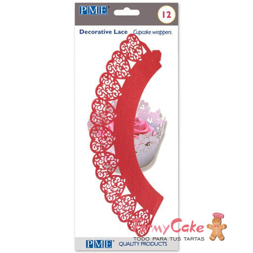 [CW913] Wrappers 12ud corazones PME