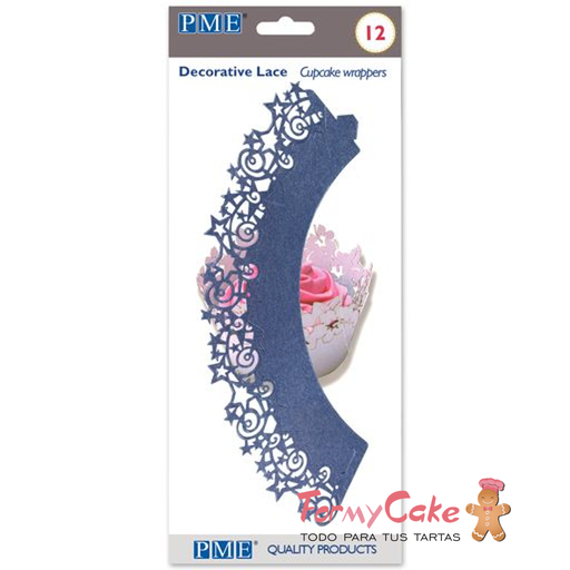 [CW923] Wrappers 12ud estrellas azul medianoche PME