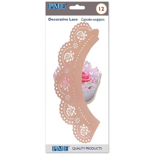 [CW919] Wrappers 12ud rosas rosa PME
