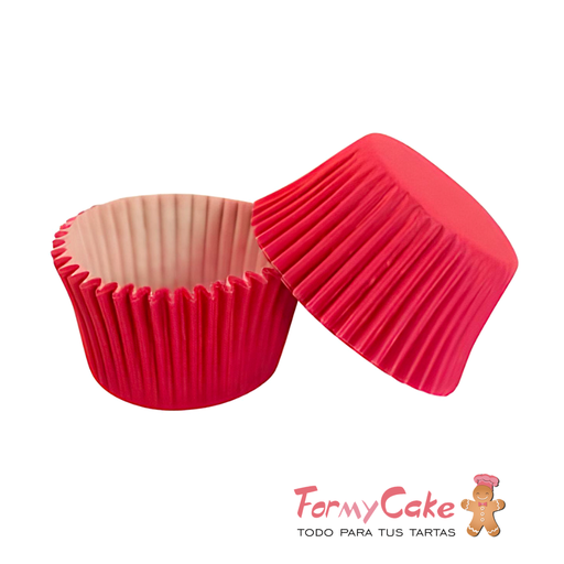 [SWK0788] Capsulas para cupcake rojo cereza 24ud PASTKOLOR