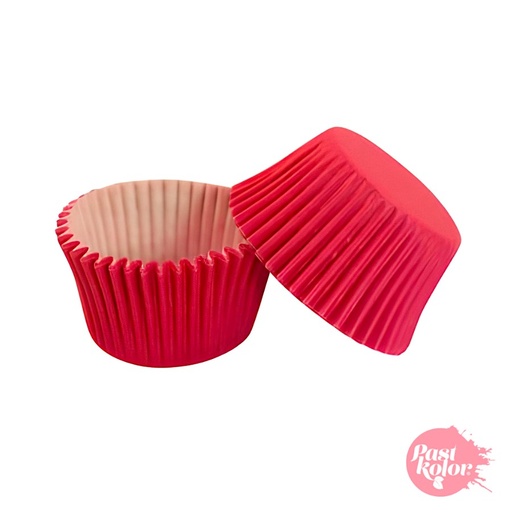 [SWK0788] Capsulas para cupcake rojo cereza 24ud PASTKOLOR