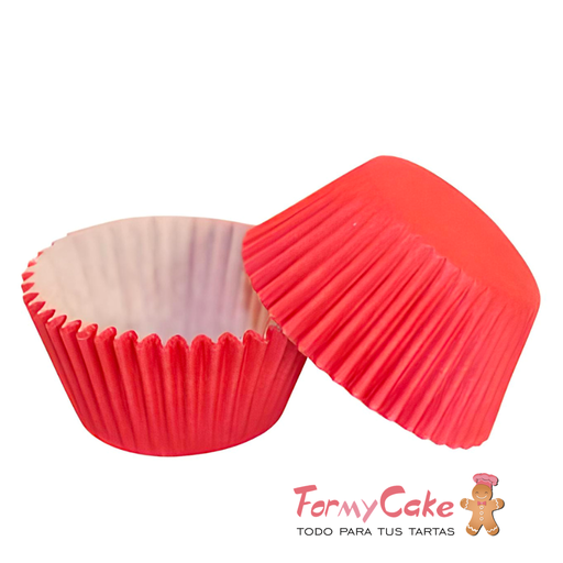 [SWK0798] Capsulas para cupcake rojas 24ud PASTKOLOR