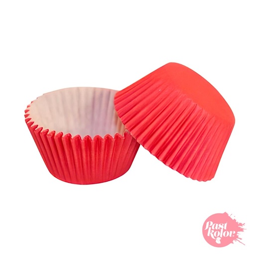 [SWK0798] Capsulas para cupcake rojas 24ud PASTKOLOR