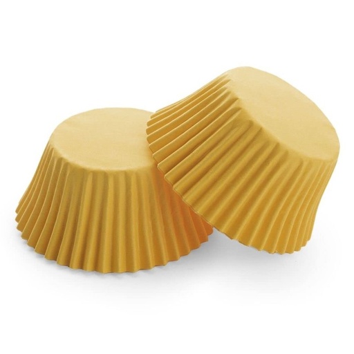 [SWK0799] Capsulas para cupcake amarillas 24ud PASTKOLOR