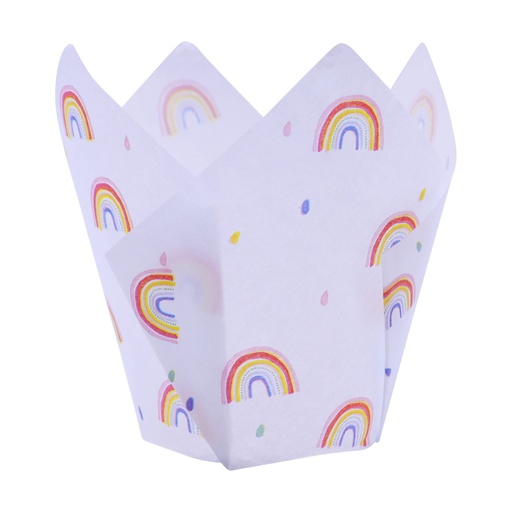 [MC507] Cápsulas muffins arcoiris 24ud PME