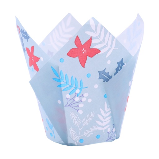 [MC509] Cápsulas muffins flores festivas 24ud PME