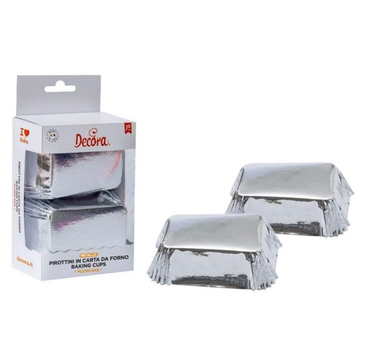 [0339889] Cápsulas mini cake plata 20uds DECORA