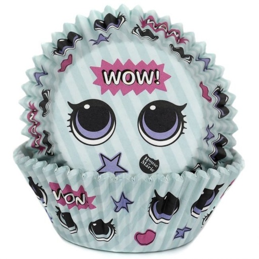 [HM7892] Cápsulas cupcakes wow! ojitos 50ud House Of Marie