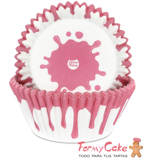 [HM7878] Cápsulas goteo rosa 50ud house of MARIE