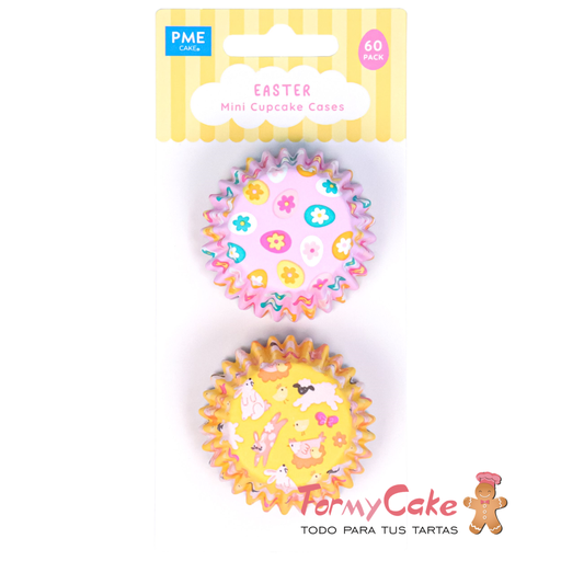 [EA24BC010] Minicápsulas aluminio pascua 60ud PME