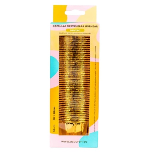 [AZ01556] Cápsulas rigidas oro-oro 50ud AZUCREN