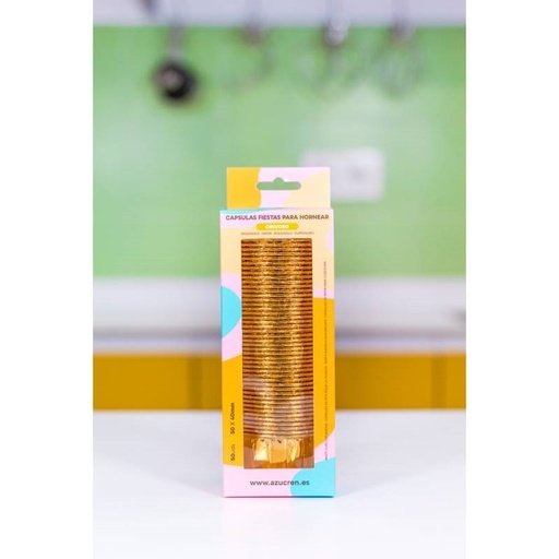 [AZ01556] Cápsulas rigidas oro-oro 50ud AZUCREN