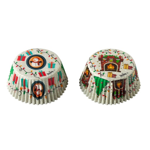 [0339904] Cápsulas cupcakes regalos de navidad 36uds DECORA