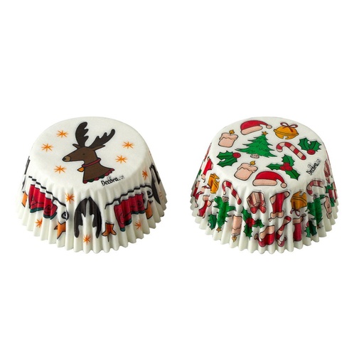 [0339905] Cápsulas cupcakes renos navidad 36uds DECORA
