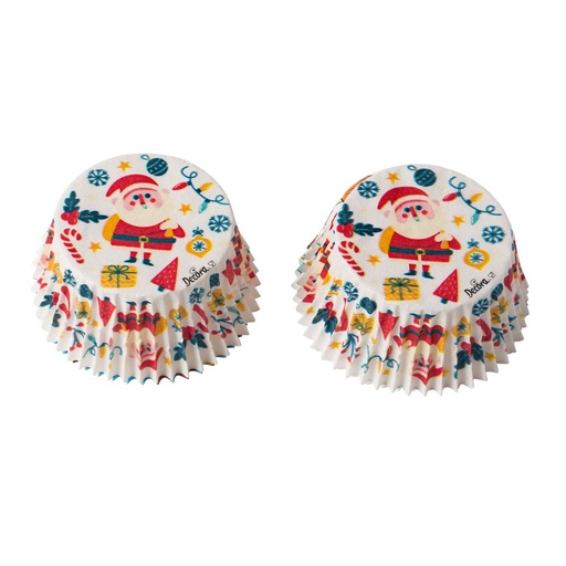 [0339897] Cápsulas cupcakes feliz navidad 36uds DECORA