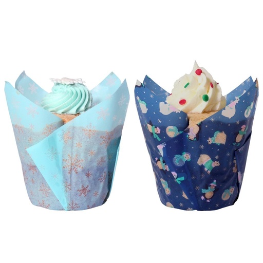 [CH24MC069] Cápsulas muffins navideñas congelado 24ud PME