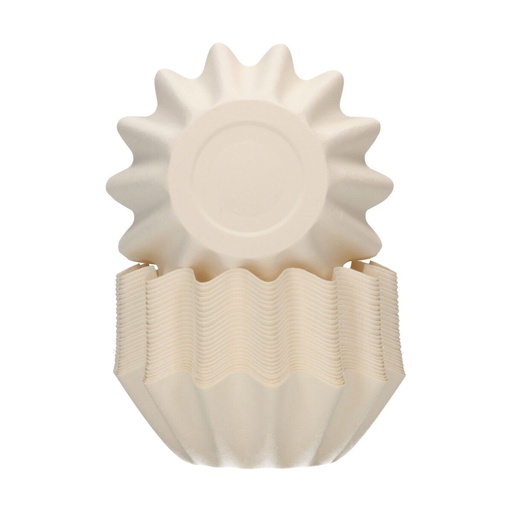 [F84380] Cápsulas para hornear bloom blanco 48ud. FUNCAKES