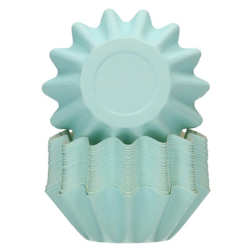 [F84430] Cápsulas para hornear bloom azul claro 48ud. FUNCAKES